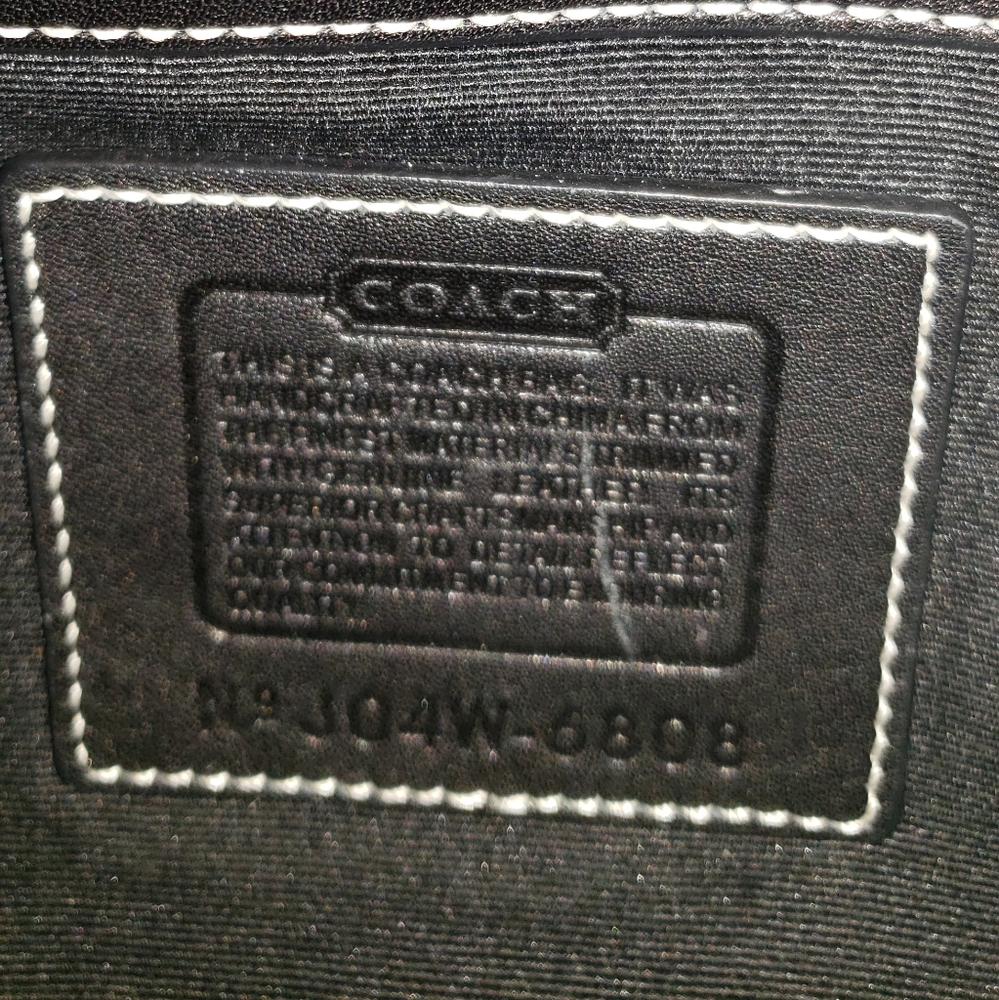COACH Signature SOHO Hobo Bag in Black - Picture 6 of 6